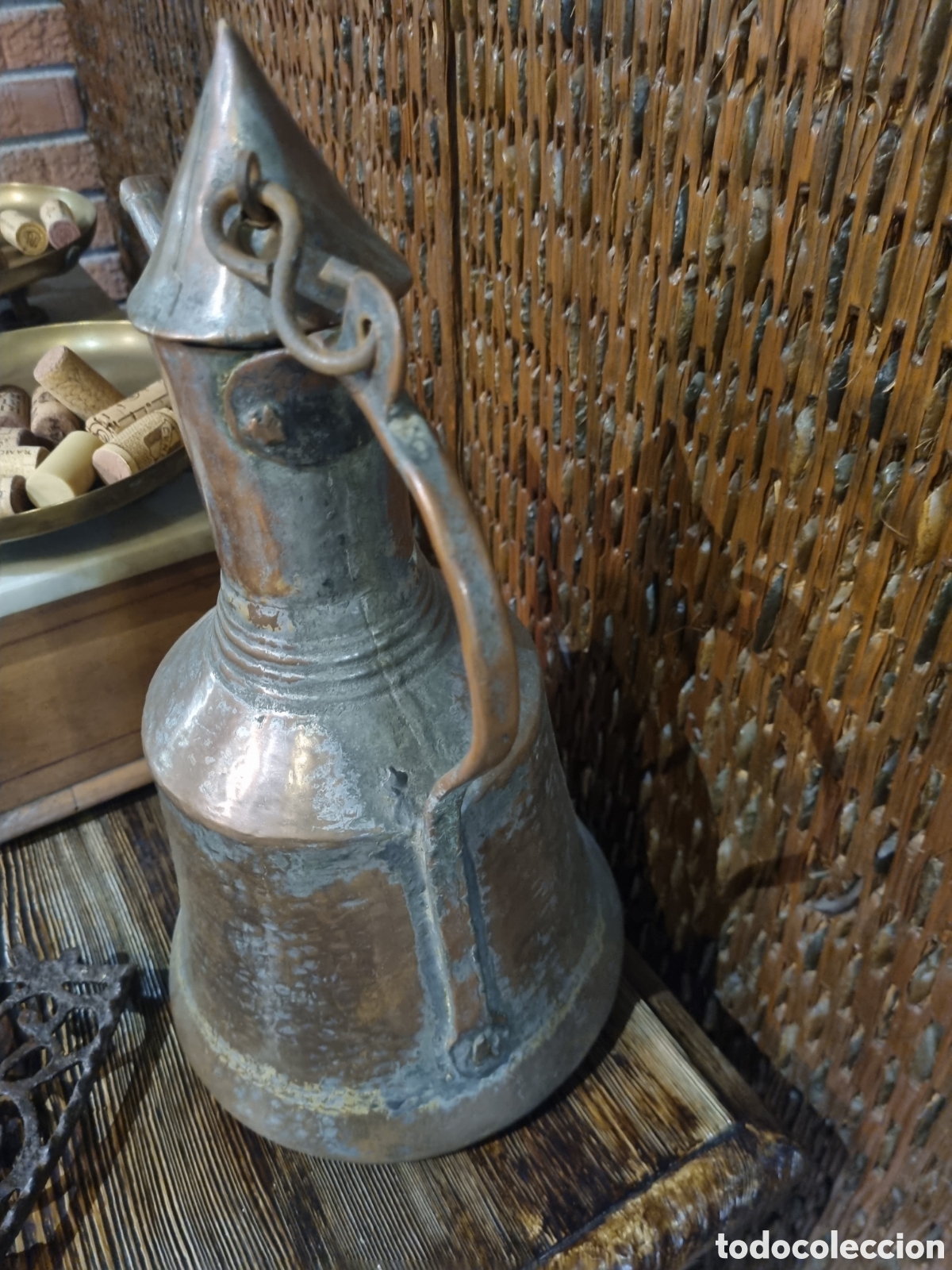 Antig&uuml;edades: Tetera de cobre del a&ntilde;o 1800 - Foto 2