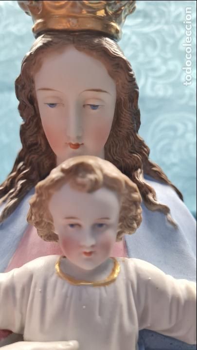 Antig&uuml;edades: VIRGEN CON NI&Ntilde;O EN BRAZOS - Foto 3