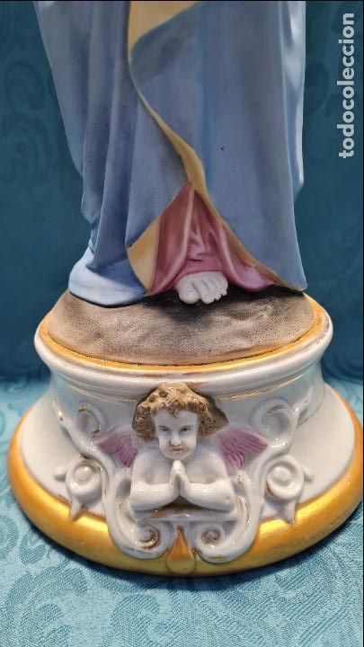 Antig&uuml;edades: VIRGEN CON NI&Ntilde;O EN BRAZOS - Foto 6