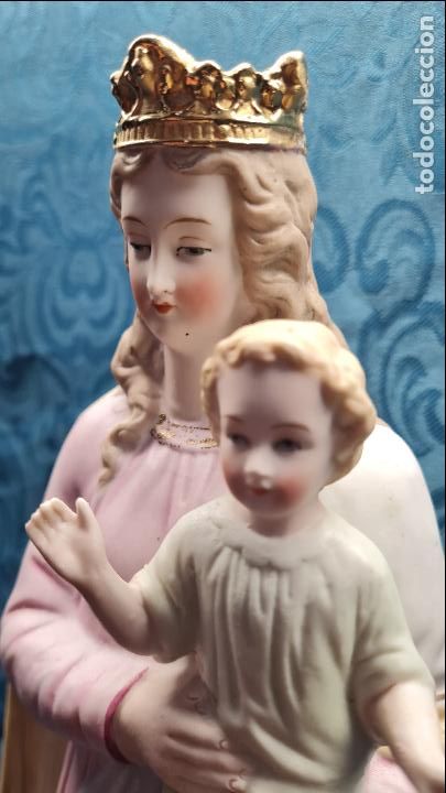 Antig&uuml;edades: VIRGEN CON NI&Ntilde;O EN BRAZOS - Foto 3