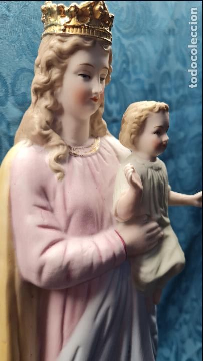 Antig&uuml;edades: VIRGEN CON NI&Ntilde;O EN BRAZOS - Foto 4