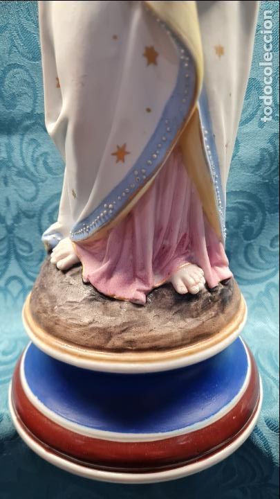 Antig&uuml;edades: VIRGEN CON NI&Ntilde;O EN BRAZOS - Foto 3