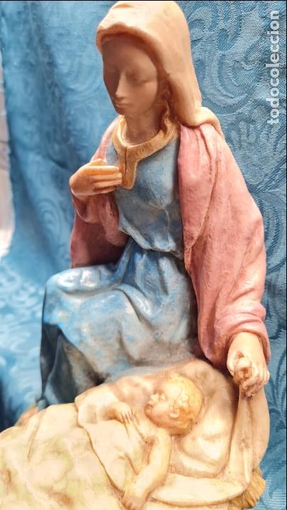 Antig&uuml;edades: VIRGEN CON NI&Ntilde;O EN CUNA - Foto 4