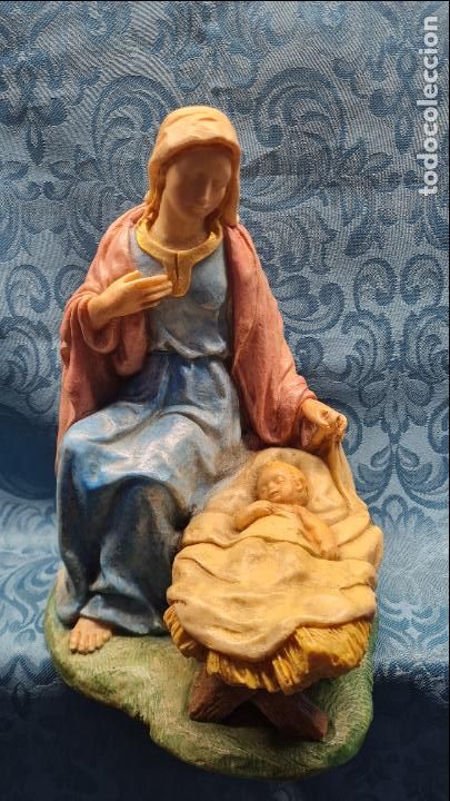 Antig&uuml;edades: VIRGEN CON NI&Ntilde;O EN CUNA - Foto 1