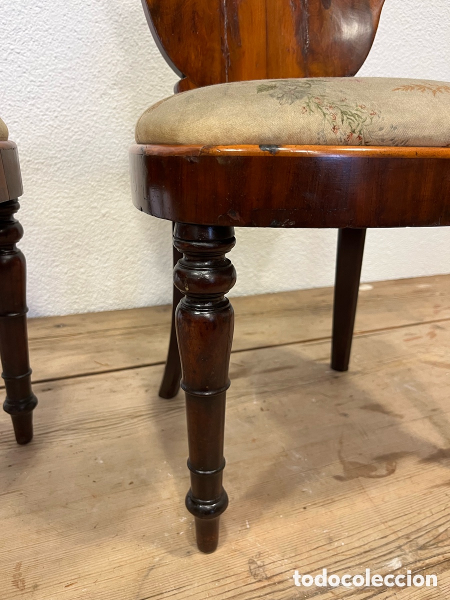 Antig&uuml;edades: Dos sillas Fernandinas 1830 - Foto 5