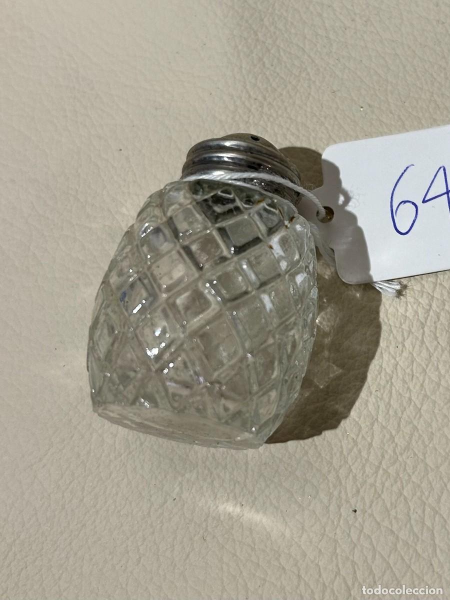 Antig&uuml;edades: SALERO DE CRISTAL Y PLATA - Foto 2