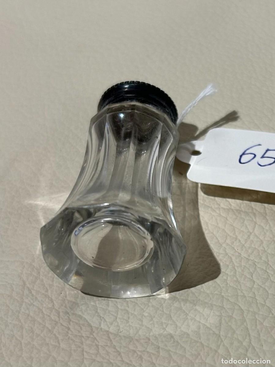Antig&uuml;edades: SALERO DE CRISTAL Y PLATA - Foto 2