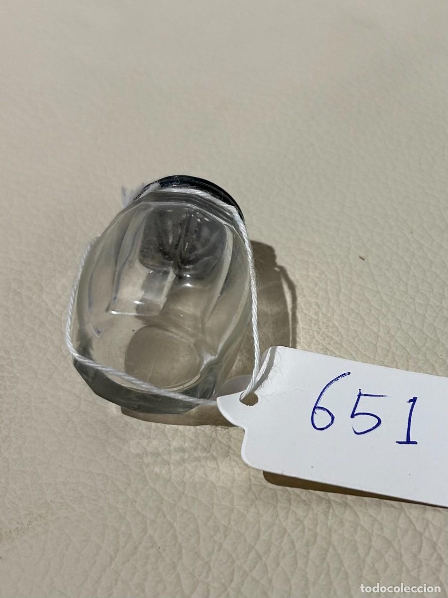 Antig&uuml;edades: SALERO DE CRISTAL Y PLATA - Foto 2
