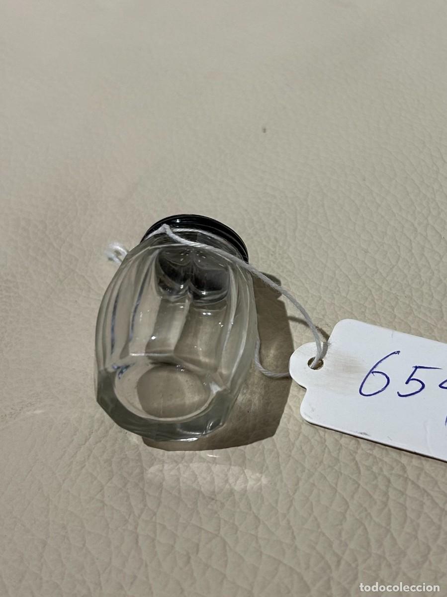 Antig&uuml;edades: SALERO DE CRISTAL Y PLATA - Foto 1