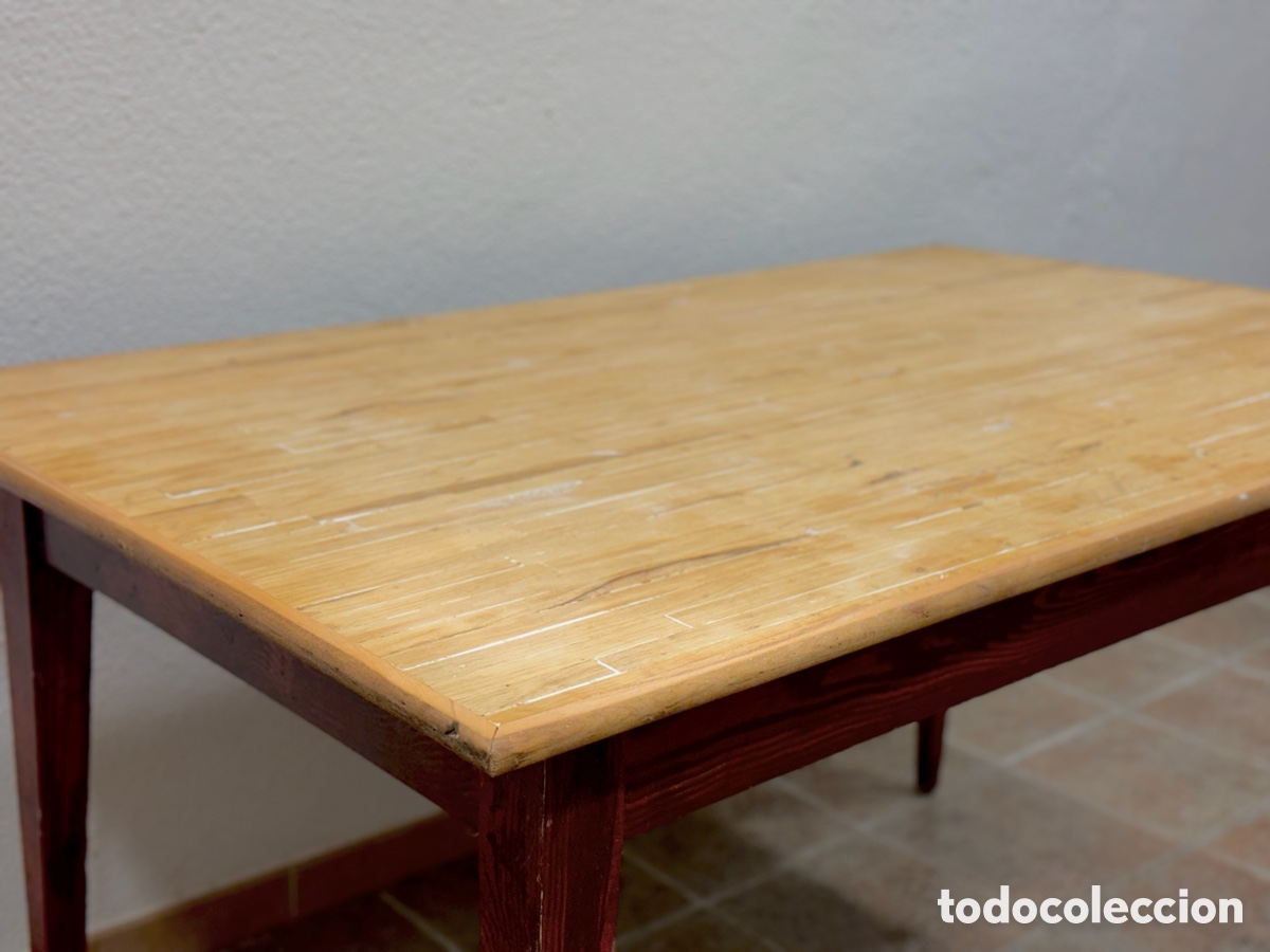 Antig&uuml;edades: Mesa de comedor madera - Foto 2