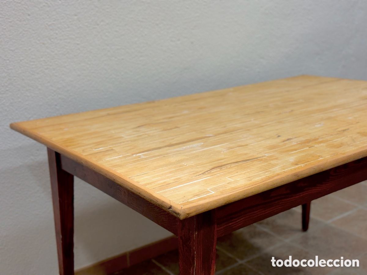 Antig&uuml;edades: Mesa de comedor madera - Foto 3