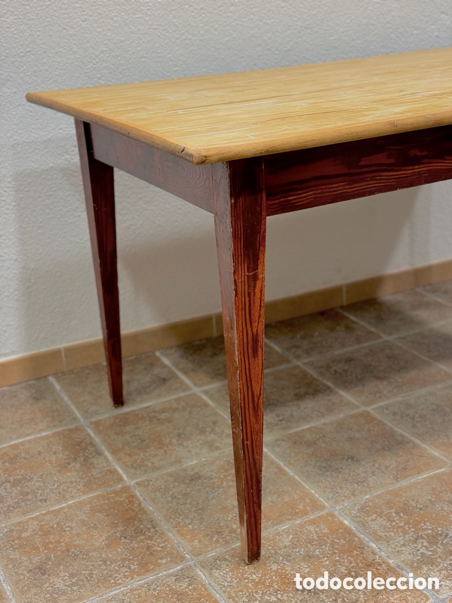 Antig&uuml;edades: Mesa de comedor madera - Foto 4