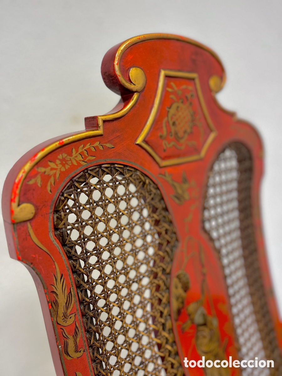 Antig&uuml;edades: Pareja de sillas chinas - Foto 7
