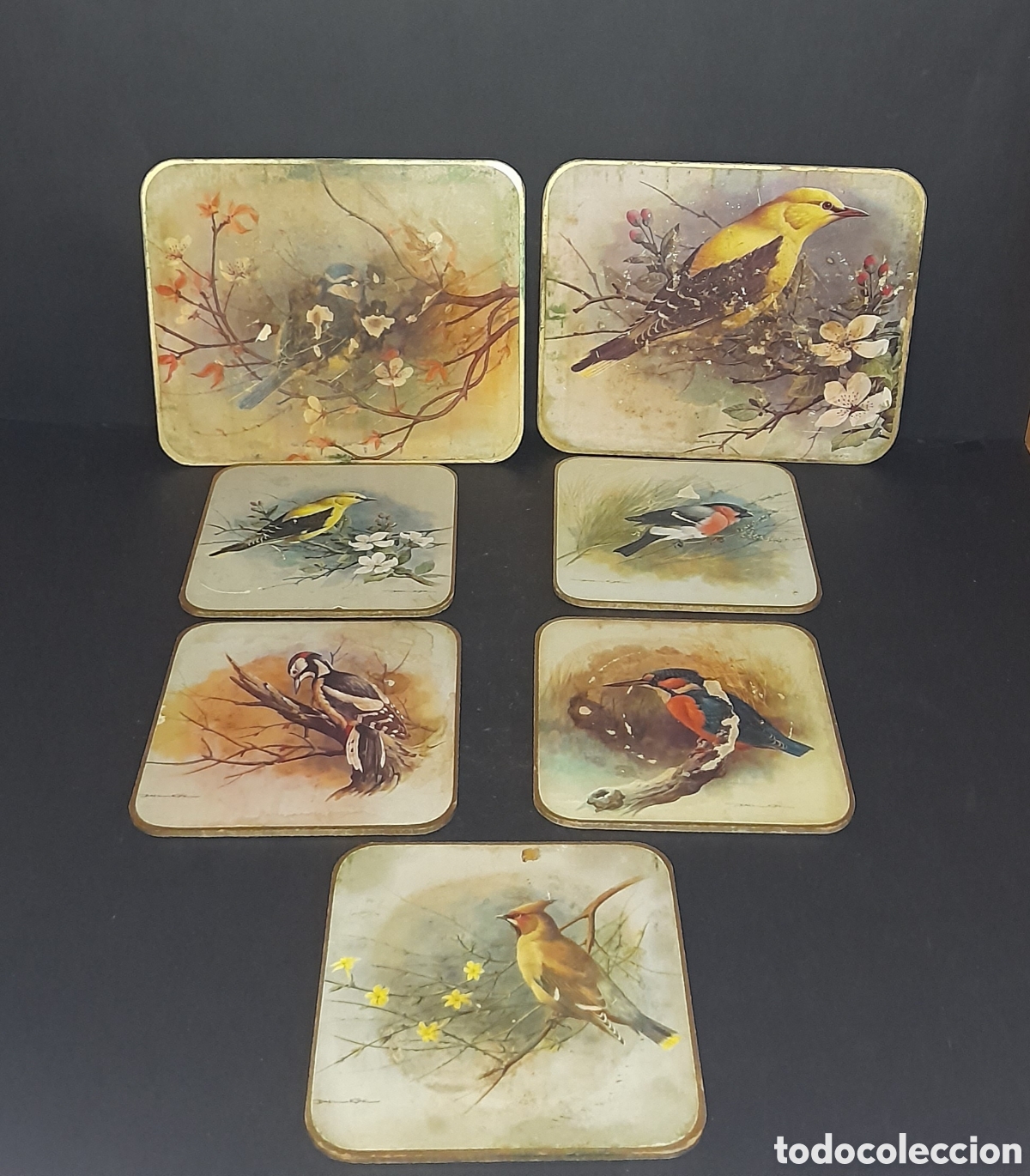Antig&uuml;edades: Antiguos posavasos y posaplatos. - Foto 1