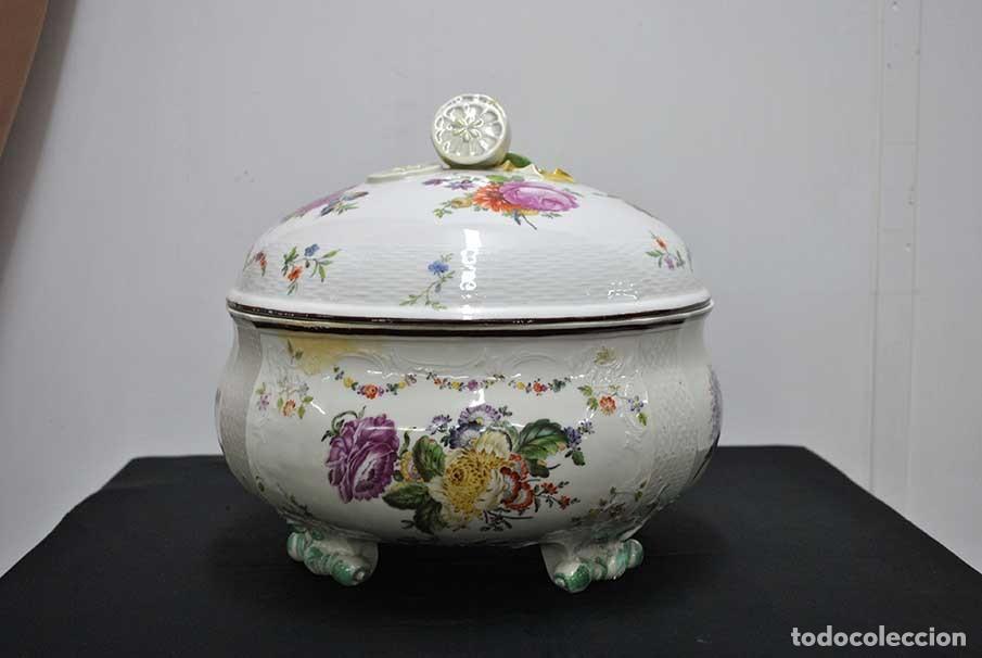 Antig&uuml;edades: SOPERA DE PORCELANA ALEMANA - Foto 2