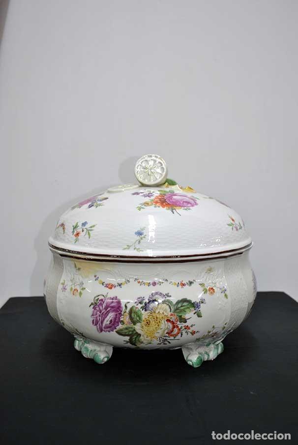Antig&uuml;edades: SOPERA DE PORCELANA ALEMANA - Foto 3