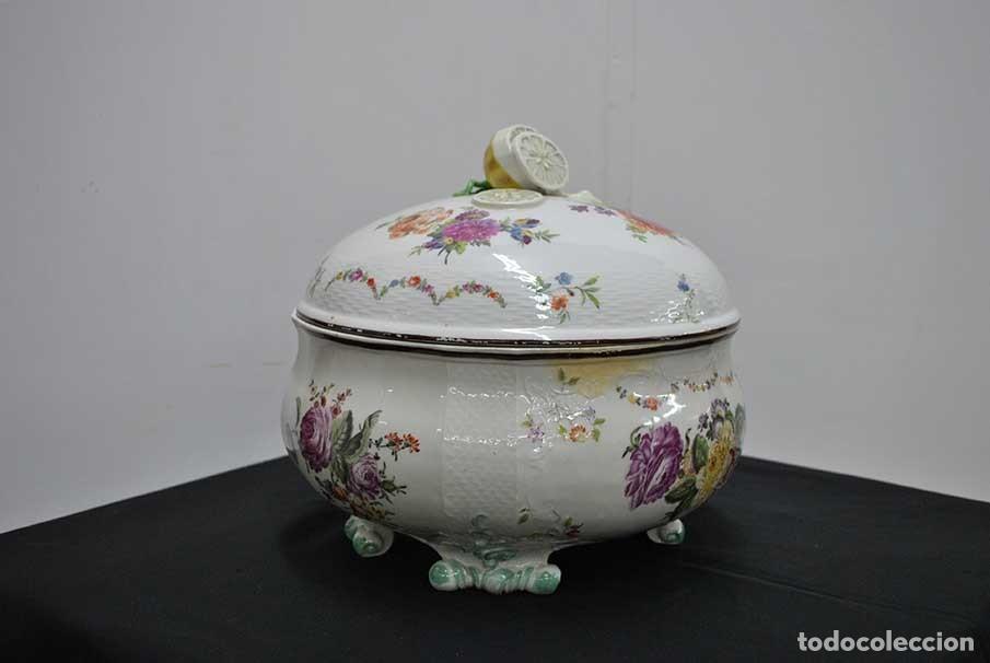 Antig&uuml;edades: SOPERA DE PORCELANA ALEMANA - Foto 7