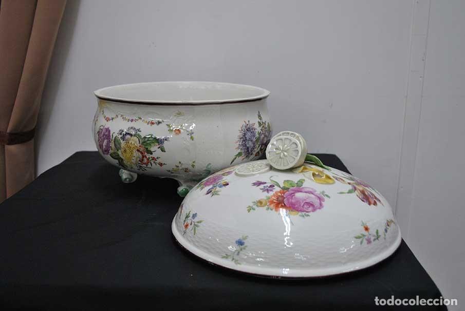 Antig&uuml;edades: SOPERA DE PORCELANA ALEMANA - Foto 8