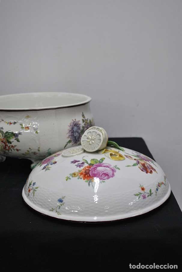Antig&uuml;edades: SOPERA DE PORCELANA ALEMANA - Foto 9
