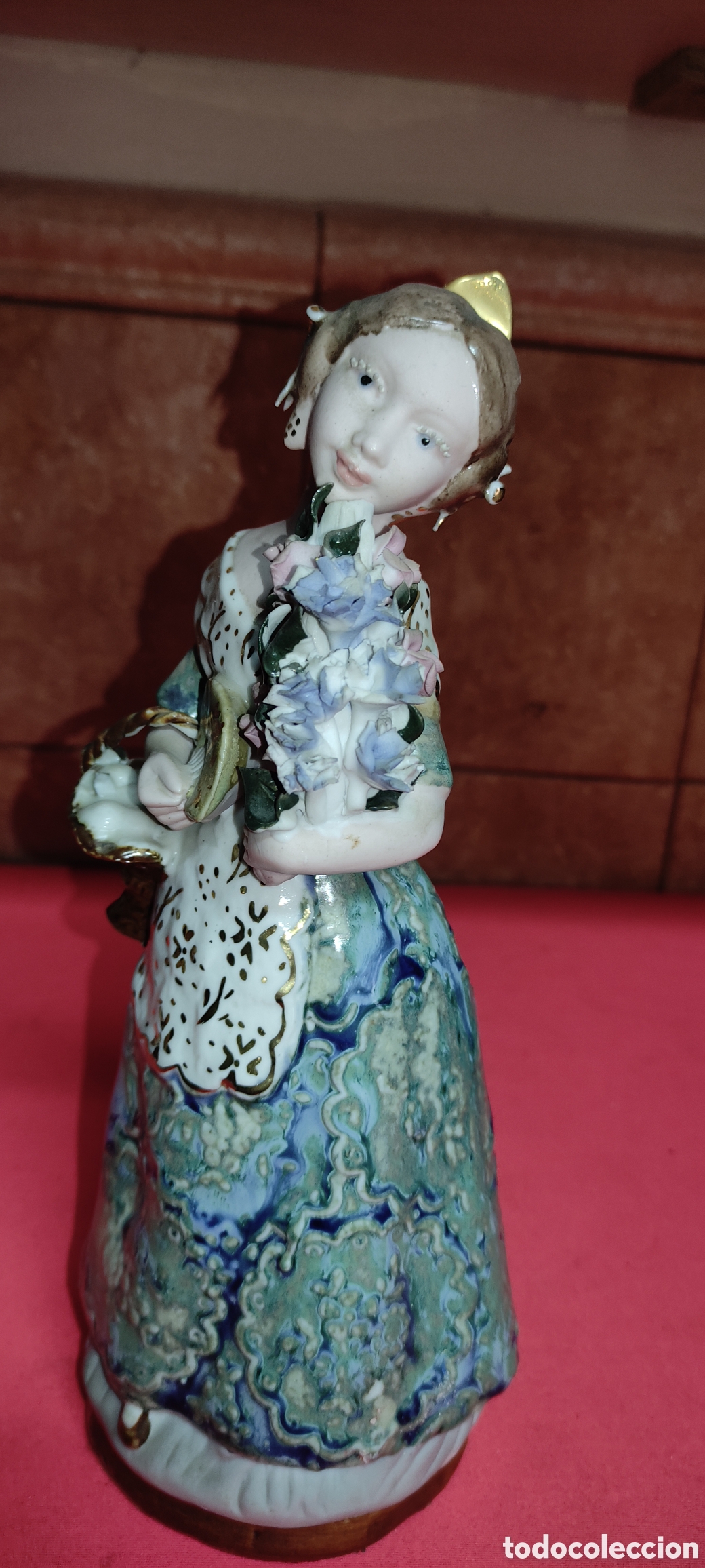 Antig&uuml;edades: FIGURA CERAMICA FALLERA - Foto 2
