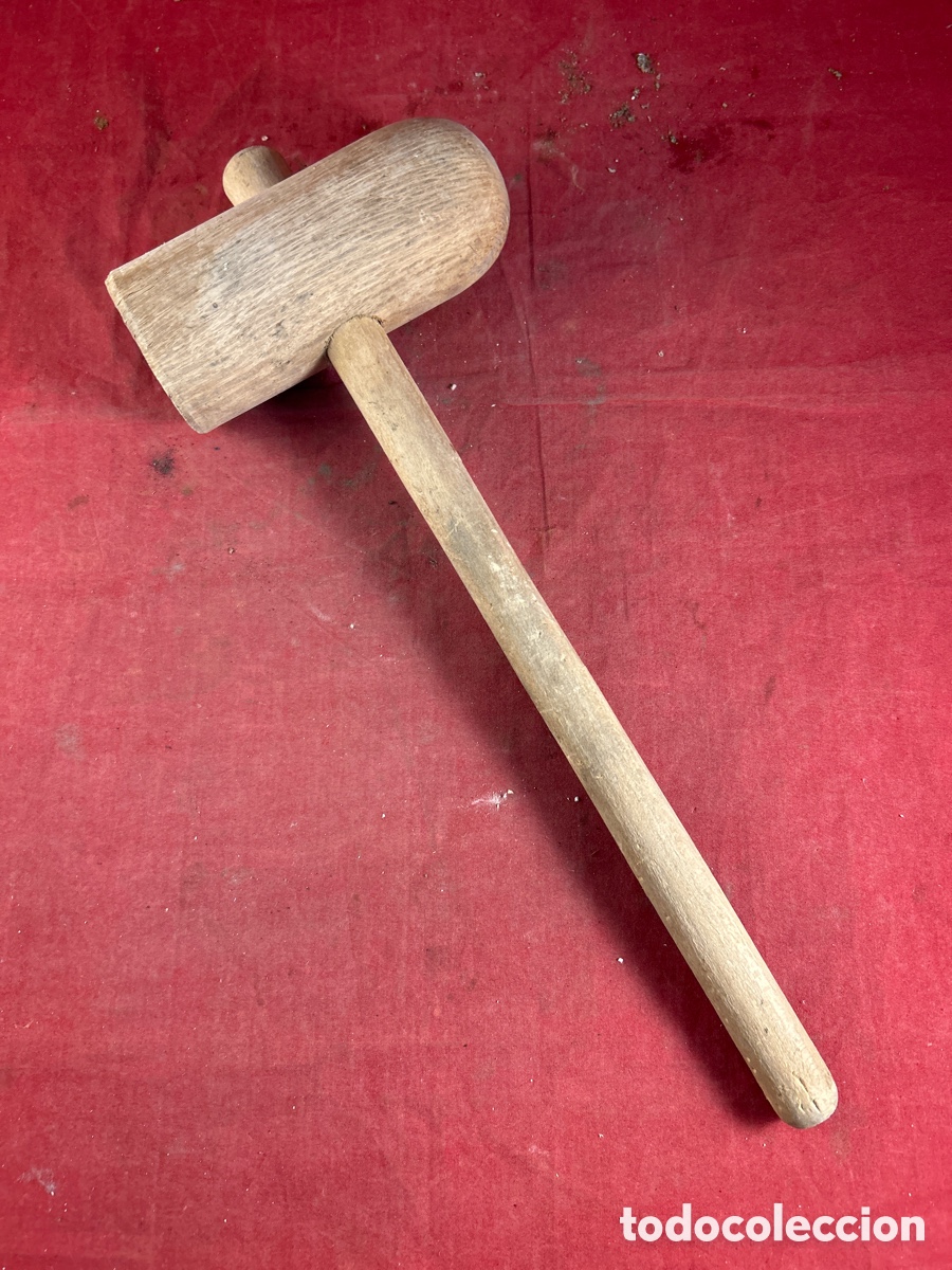Antig&uuml;edades: MAZO DE MADERA - Foto 1