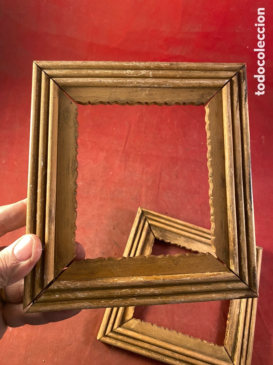 Antig&uuml;edades: Pareja de marcos madera - Foto 7