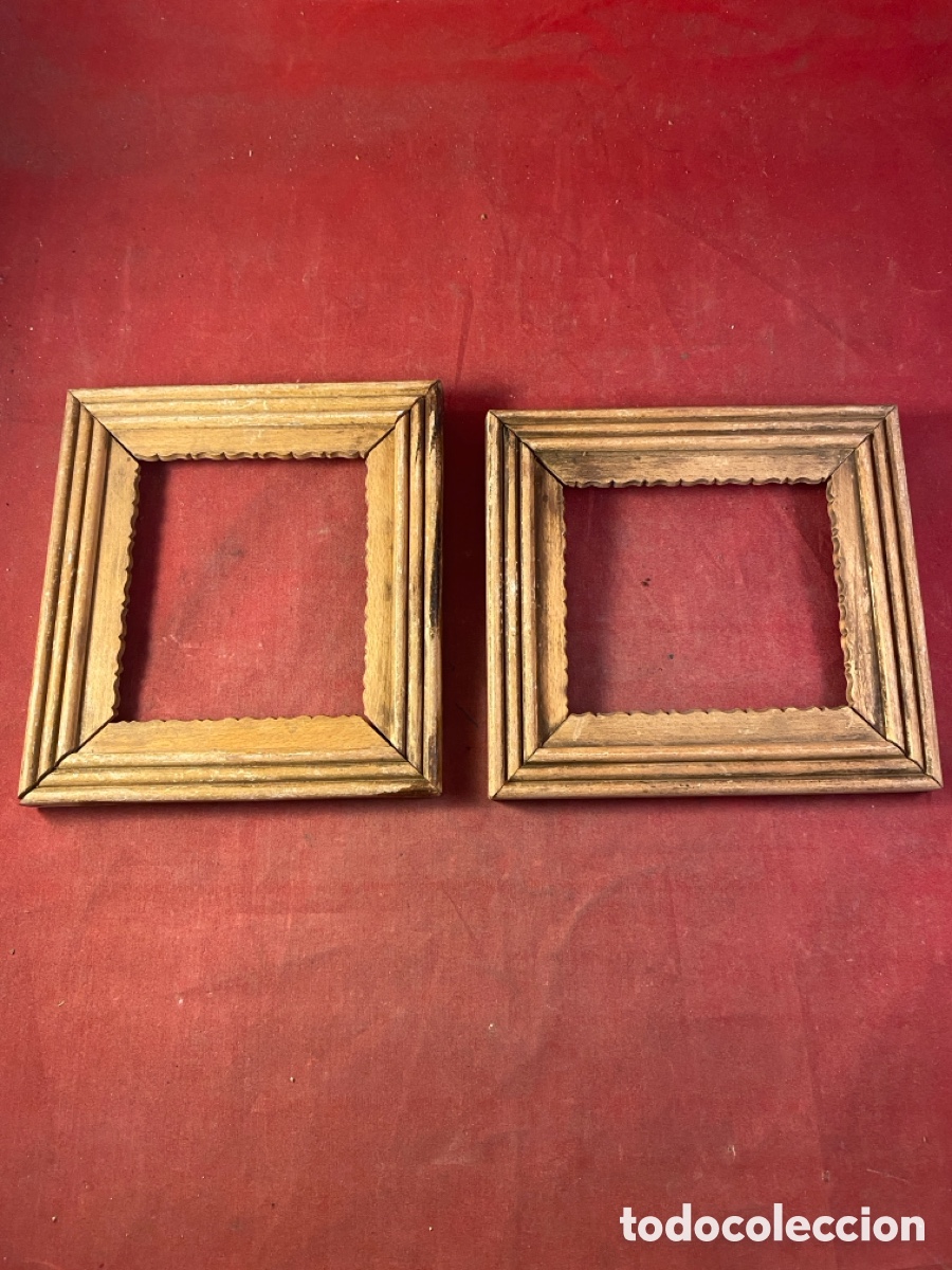 Antig&uuml;edades: Pareja de marcos madera - Foto 1