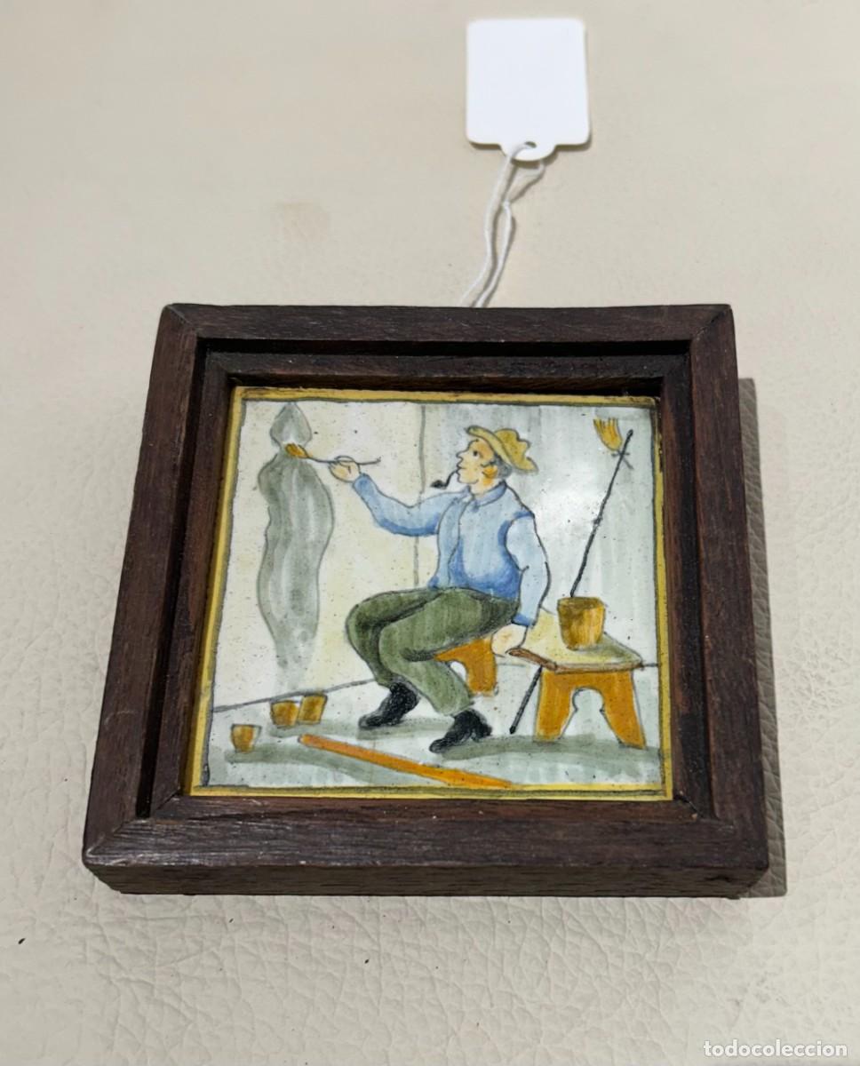 Antig&uuml;edades: CUADRO MOSAICO DE CER&Aacute;MICA - Foto 2