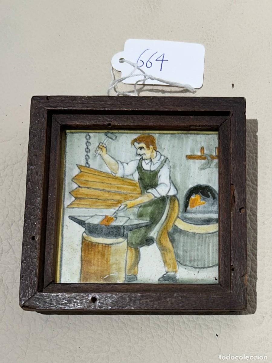 Antig&uuml;edades: CUADRO MOSAICO DE CER&Aacute;MICA - Foto 2