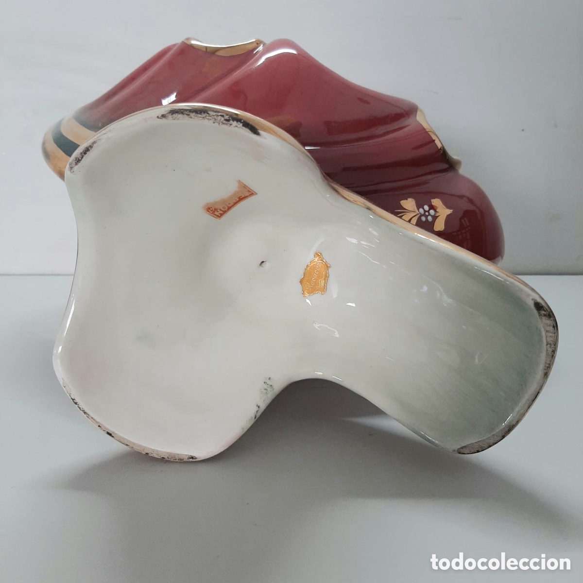 Antig&uuml;edades: Centro de mesa porcelana - Foto 5