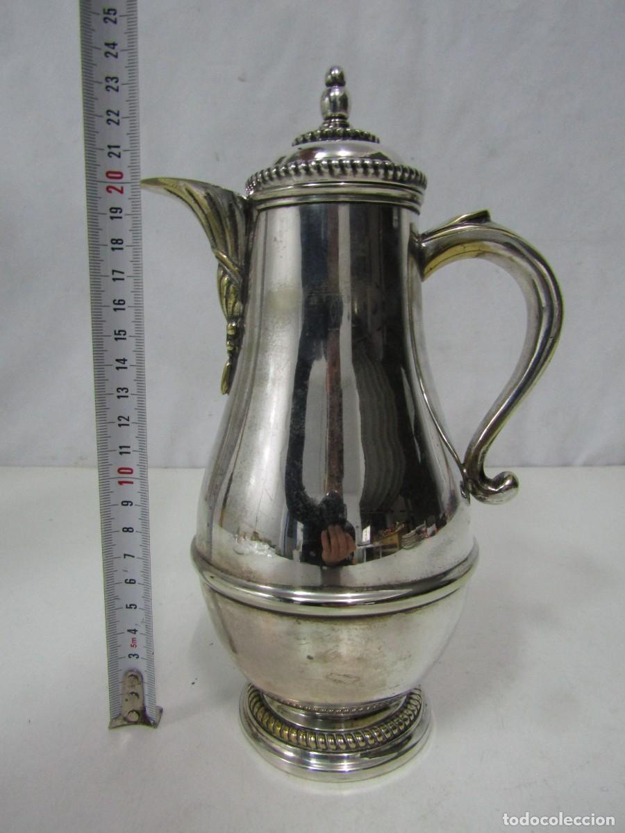 Antig&uuml;edades: PRECIOSA TETERA DE ALPACA PLATEADA ANTIGUA - 580 GR - Foto 7