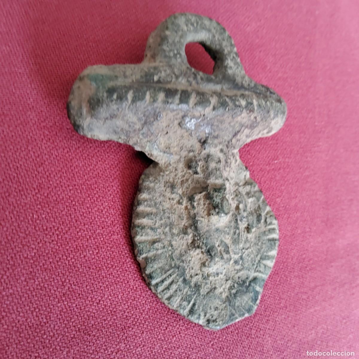 Antig&uuml;edades: ASA DE S&Iacute;TULA DE EPOCA ROMANA DE BRONCE - Foto 3