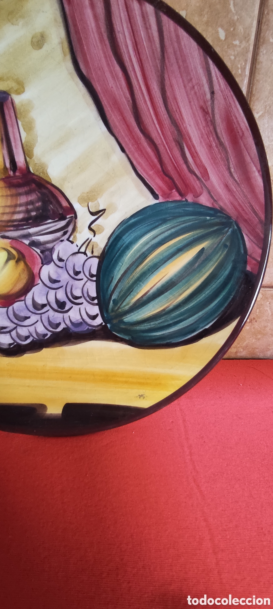 Antig&uuml;edades: PLATO DE CERAMICA - Foto 2