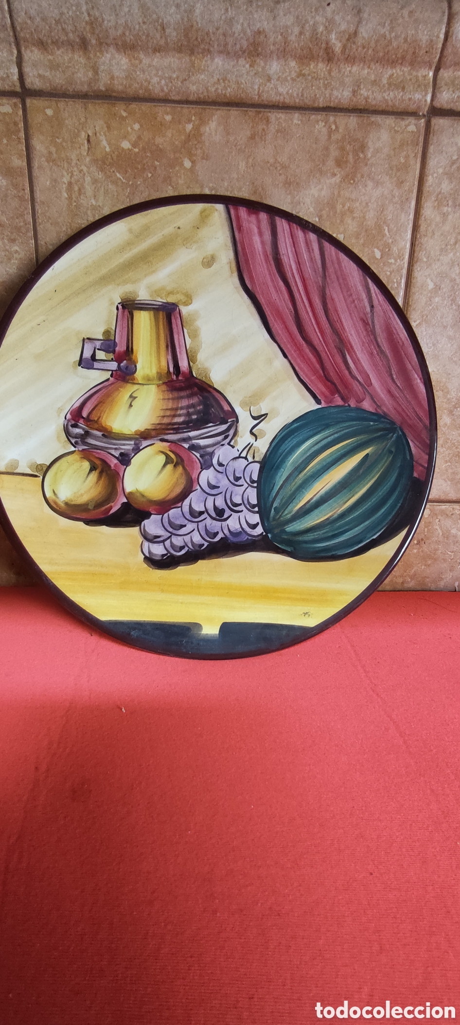Antig&uuml;edades: PLATO DE CERAMICA - Foto 3