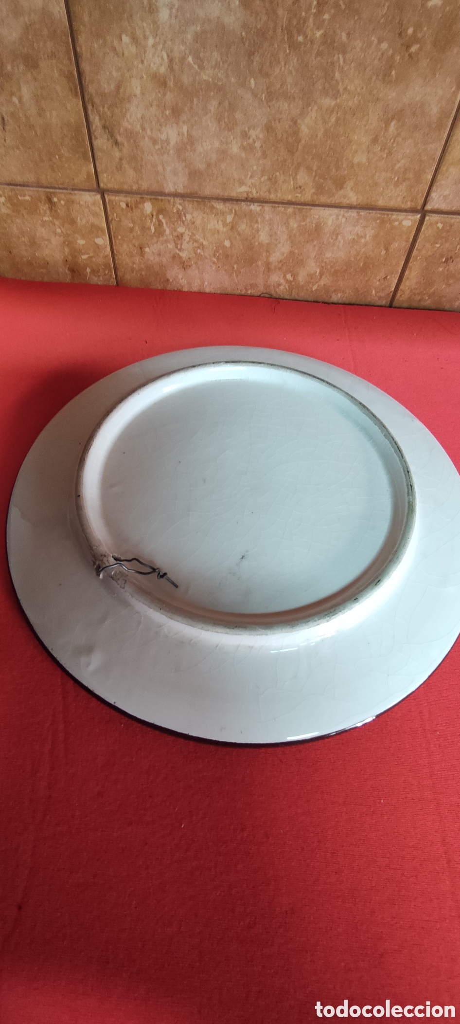Antig&uuml;edades: PLATO DE CERAMICA - Foto 4