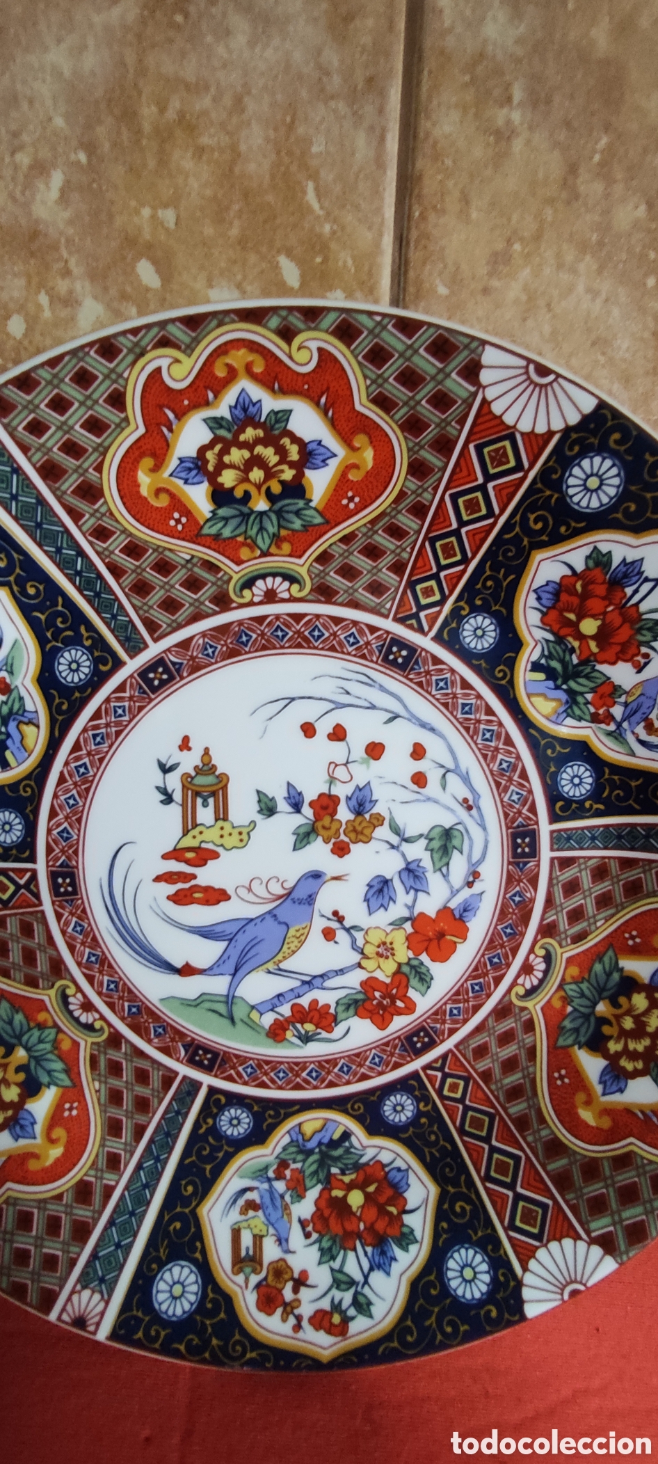 Antig&uuml;edades: Plato de porcelana japonesa - Foto 3