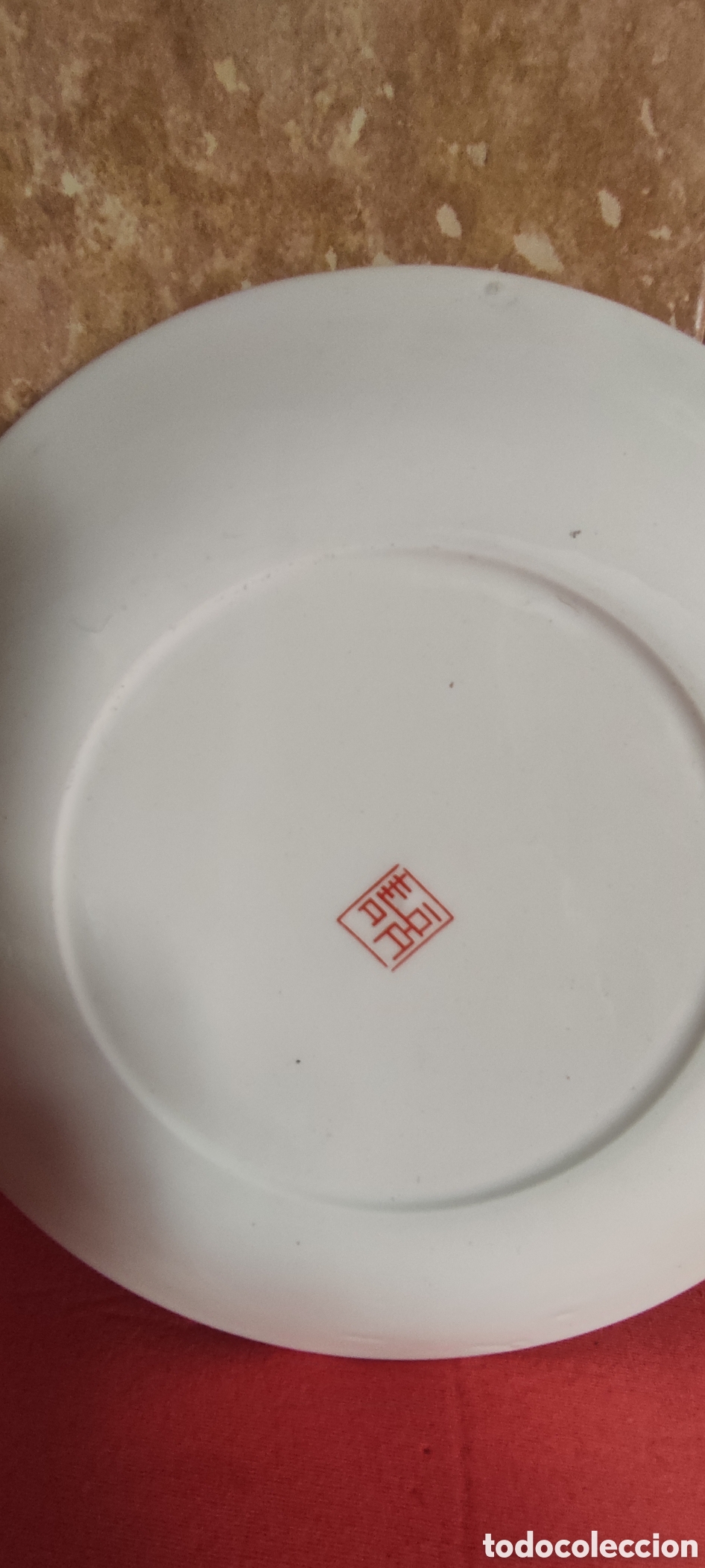 Antig&uuml;edades: Plato de porcelana japonesa - Foto 4
