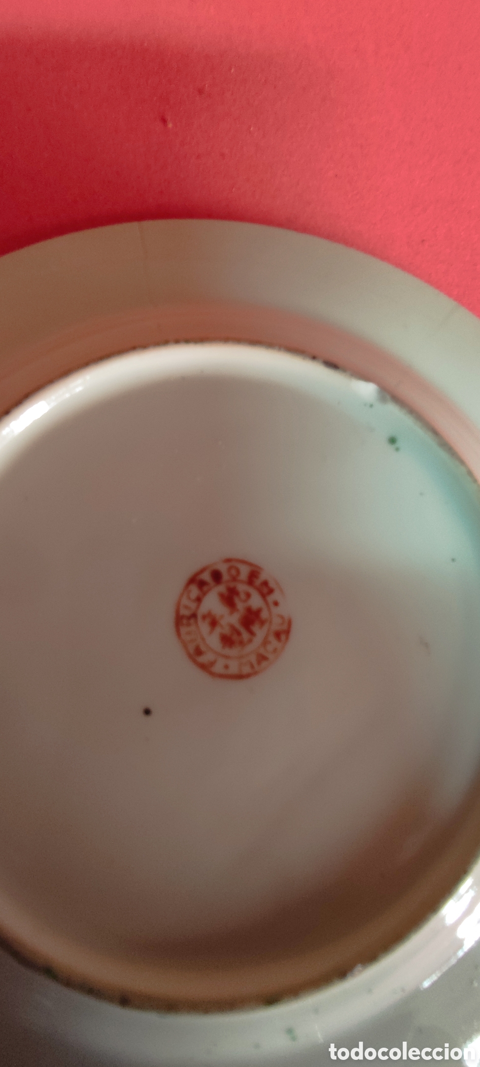 Antig&uuml;edades: PLATO DE PORCELANA CHINA - Foto 4