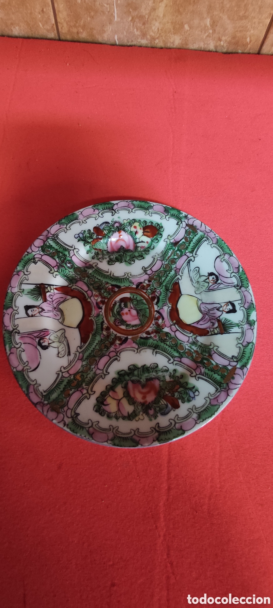 Antig&uuml;edades: PLATO DE PORCELANA CHINA - Foto 6