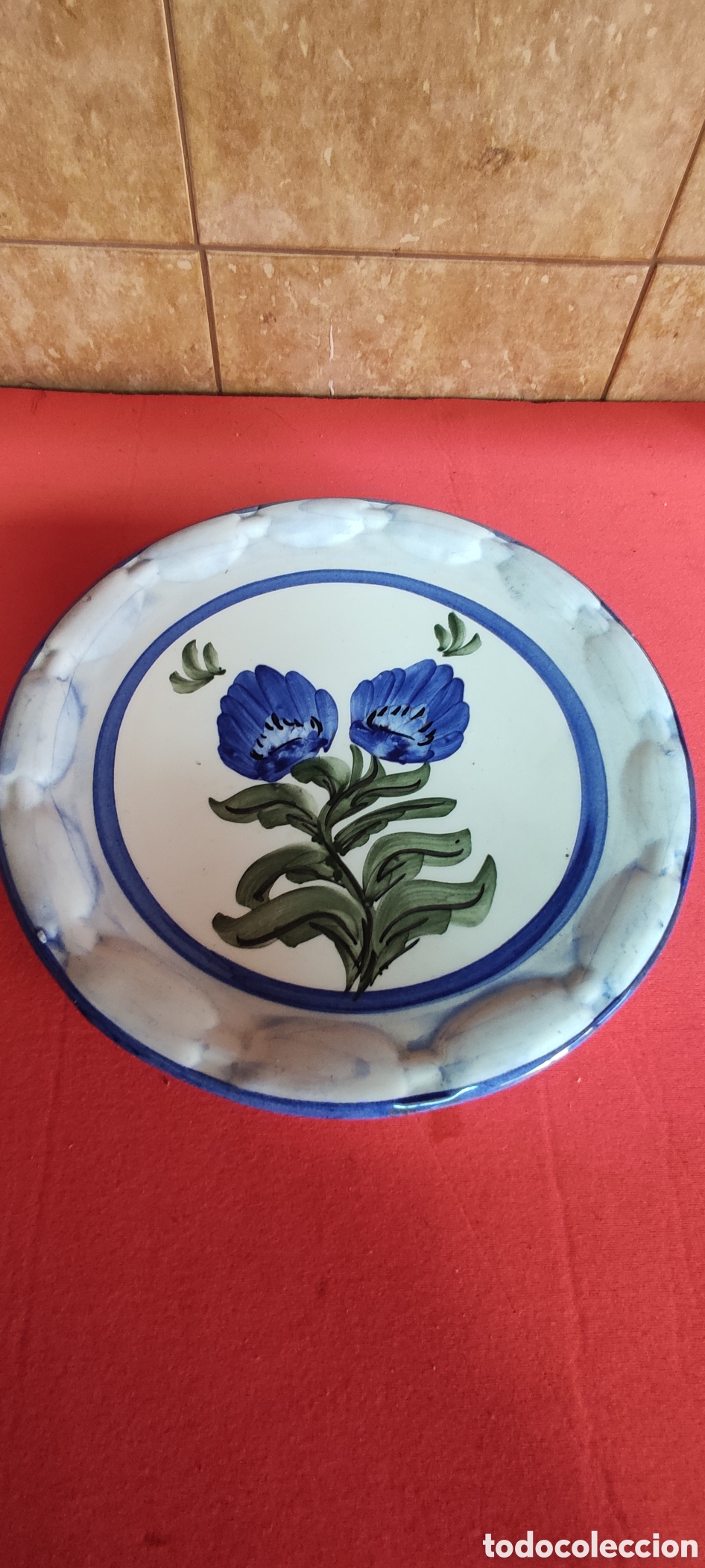 Antig&uuml;edades: Plato de ceramica - Foto 3