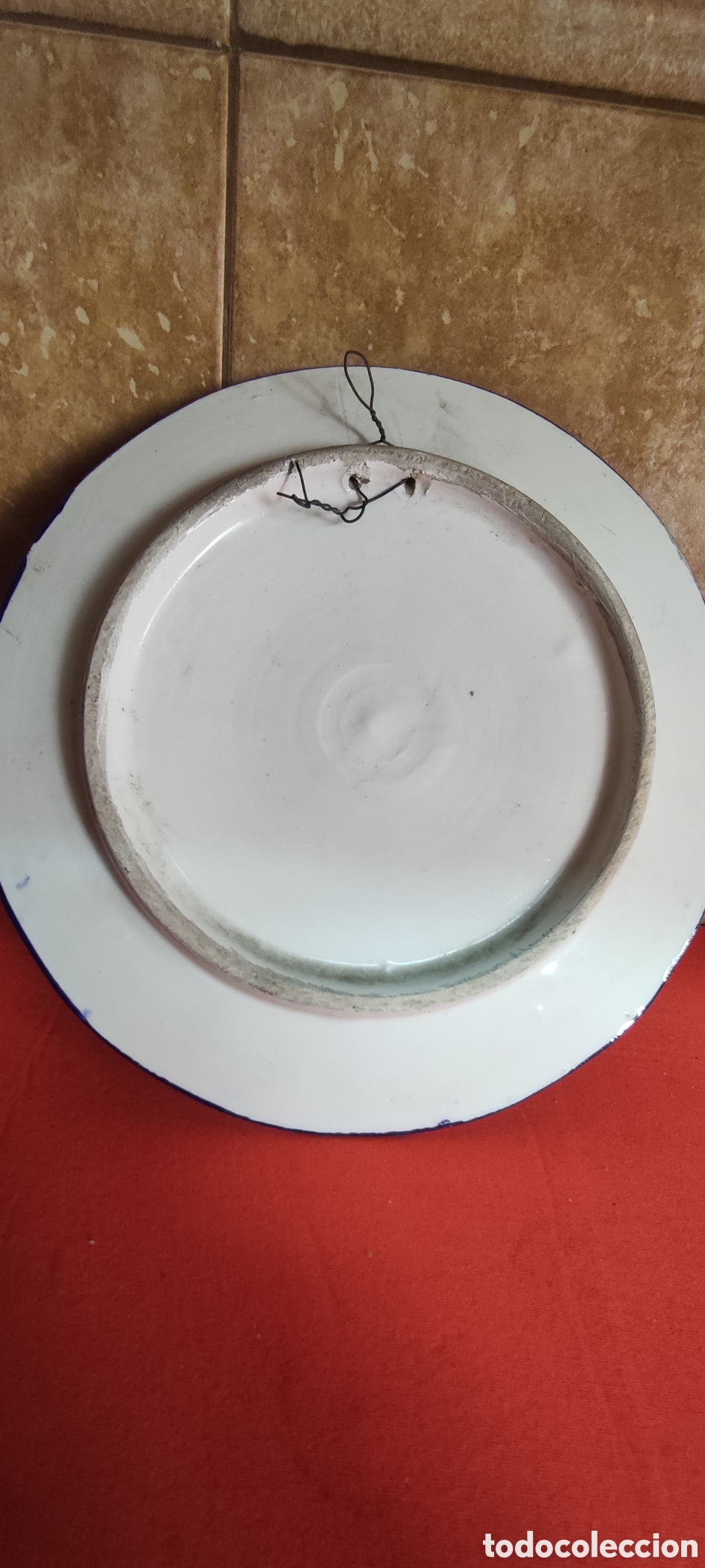 Antig&uuml;edades: Plato de ceramica - Foto 4