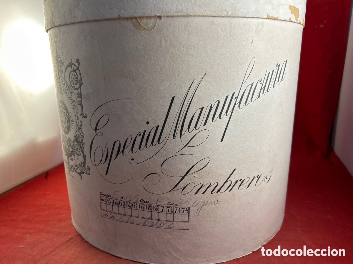 Antig&uuml;edades: GRAN CAJA DE SOMBRERO - Foto 3