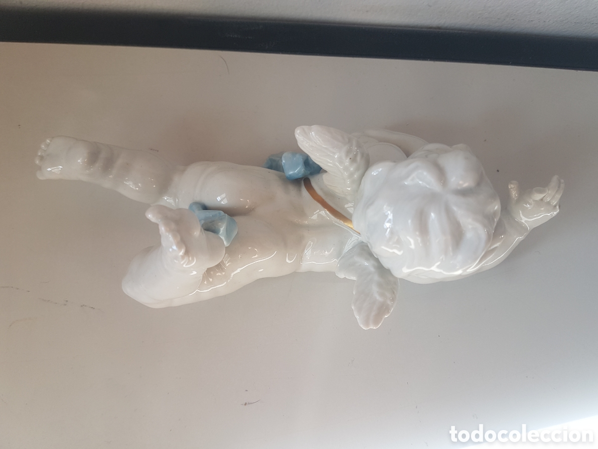 Antig&uuml;edades: Figura &Aacute;ngel porcelana de Algora - Foto 5
