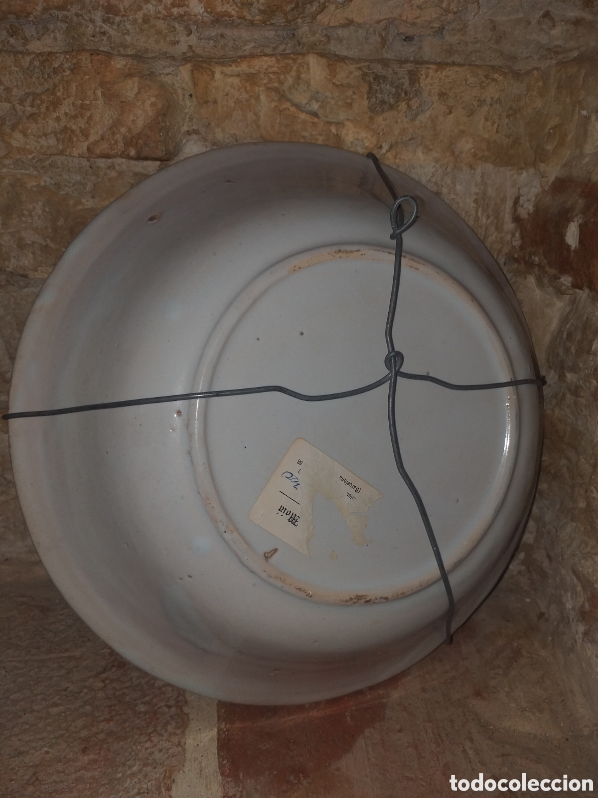 Antig&uuml;edades: Plato antiguo ceramica - Foto 4