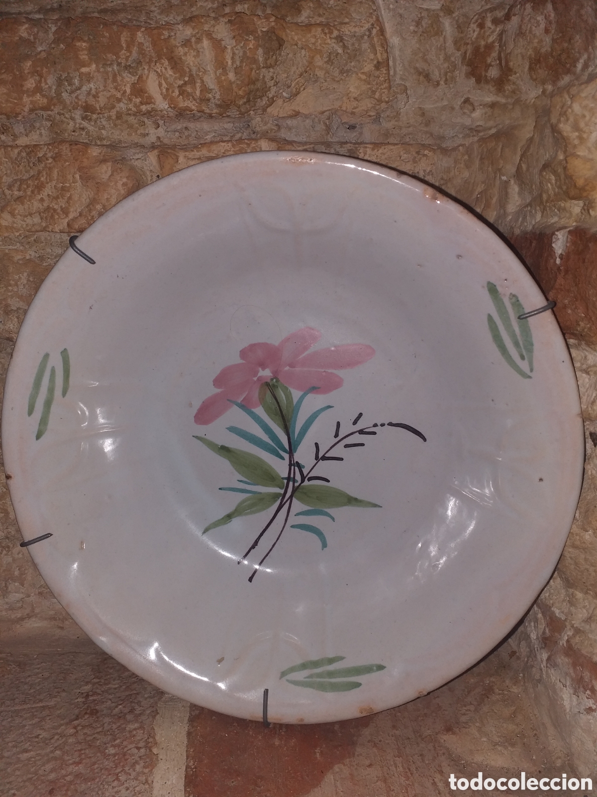 Antig&uuml;edades: Plato antiguo ceramica - Foto 1