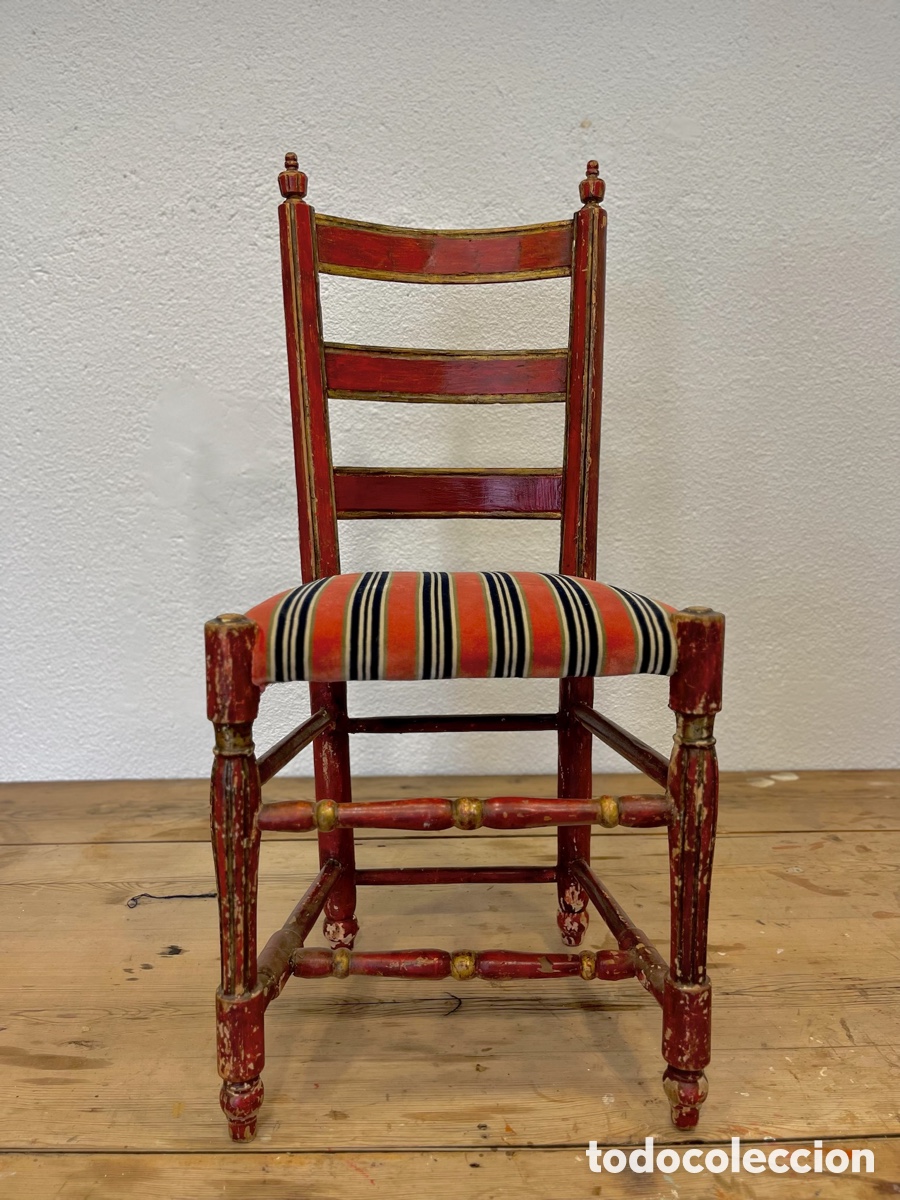 Antig&uuml;edades: Silla Menorquina Carlos IV - Foto 2