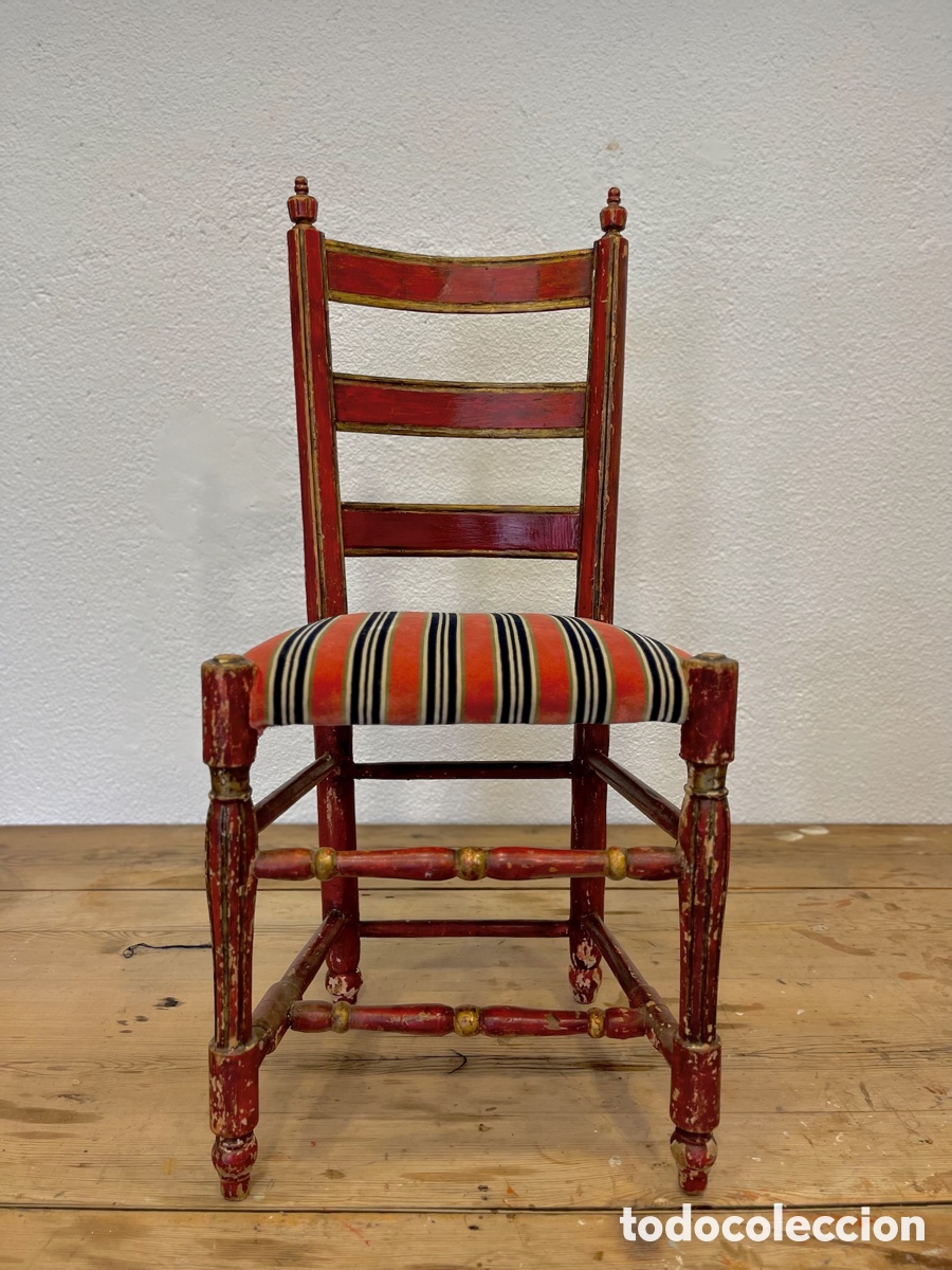 Antig&uuml;edades: Silla Menorquina Carlos IV - Foto 1