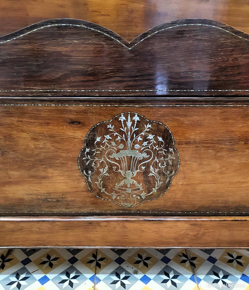 Antig&uuml;edades: Cama estilo Isabelino de 150 - Foto 7