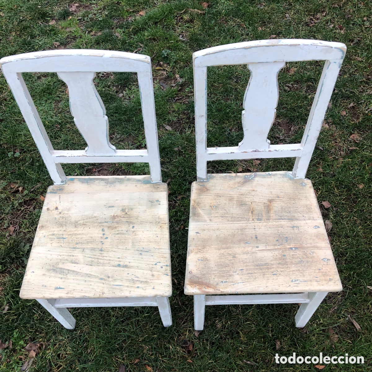 Antig&uuml;edades: DOS SILLAS ANTIGUAS DE MADERA - Foto 2