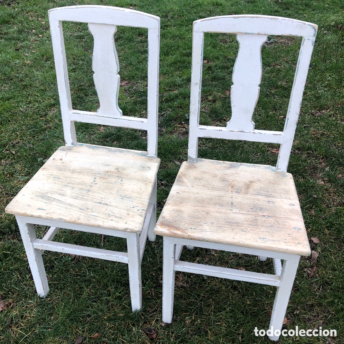 Antig&uuml;edades: DOS SILLAS ANTIGUAS DE MADERA - Foto 3